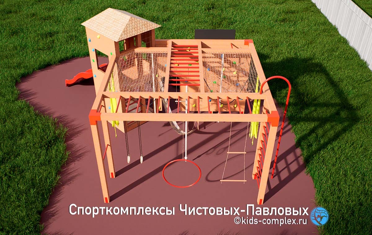 Прототип-7. Обзор уличных спортивных комплексов с домиками