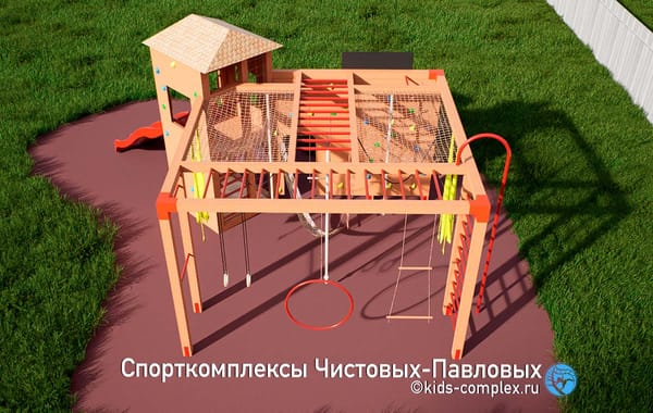 Прототип-7. Обзор уличных спортивных комплексов с домиками